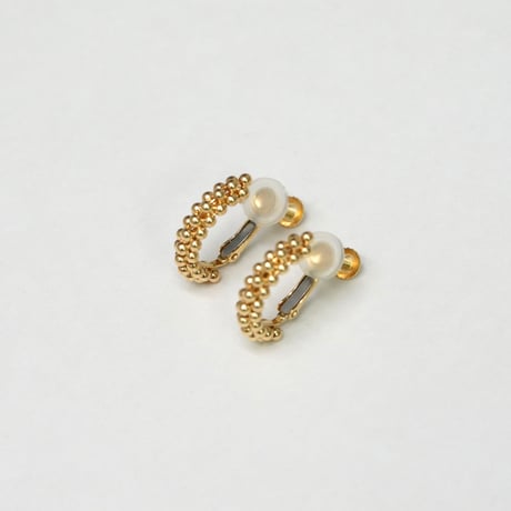 フ*コ様 himie Yukiyanagi 2way earrings ユキヤナ CATEGORY clip-on earrings / イヤリング | himie [ヒーミー]