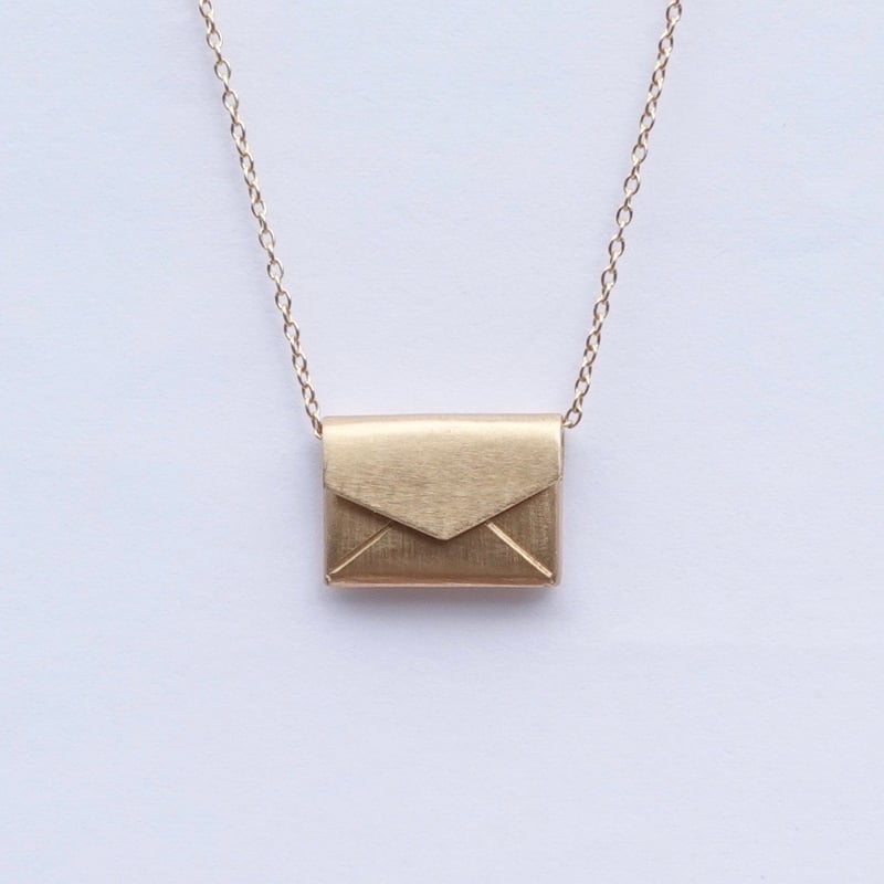 Tegami necklace / 手紙 ネックレス | himie [ヒーミー]