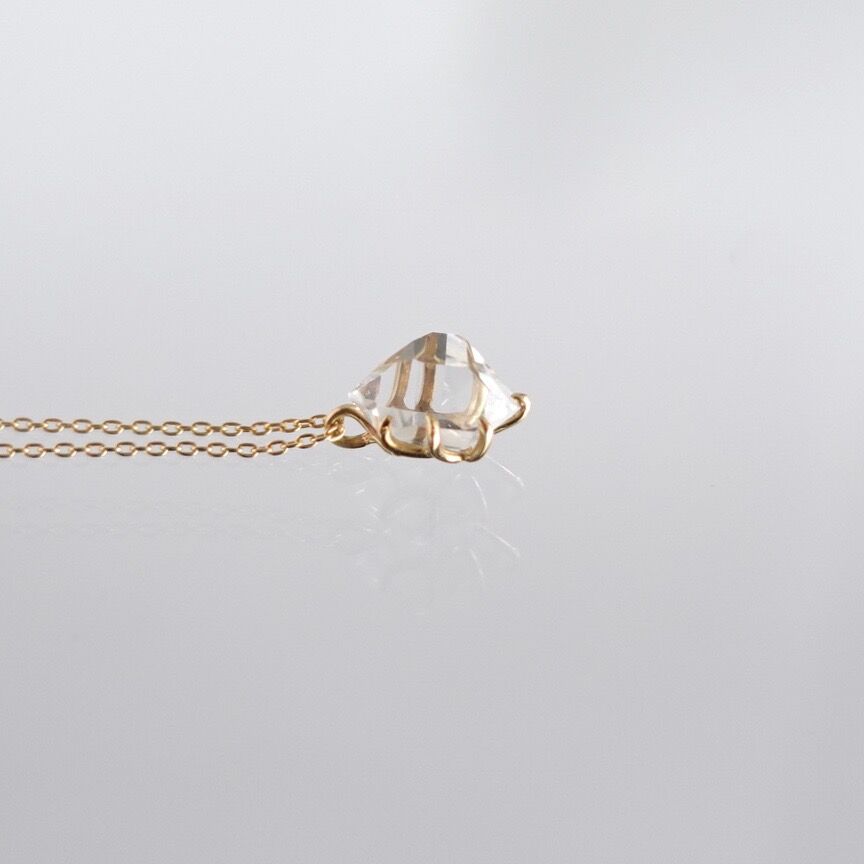 Herkimer diamond necklace M / ハーキマーダイヤモンド