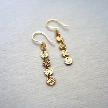 5 Petit moon pierced earrings (hook or stud t