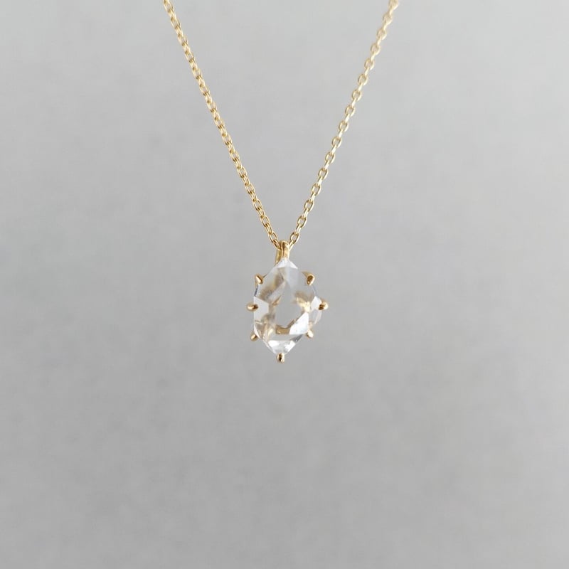 新品 クレッグ•ジュンジュラス ハーキマーダイヤモンド ペンダントトップ Herkimer diamond necklace M / ハーキマーダイヤモンド ネックレス