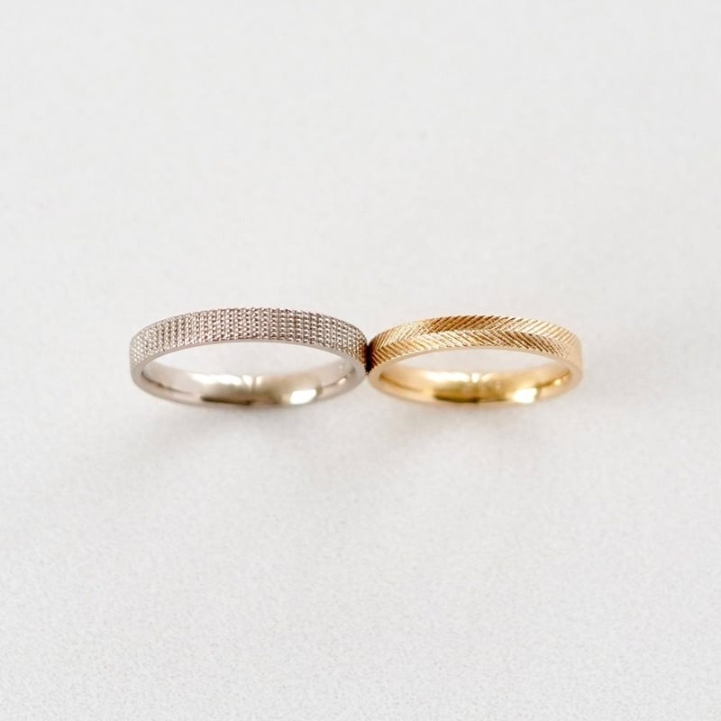 Stripe mille ring / ストライプ ミル リング | himie [ヒーミー]