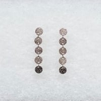 5 Petit moon pierced earrings WG / 5 プティムーン ピア
