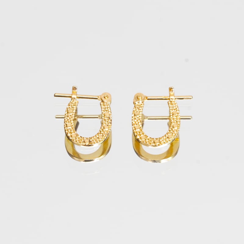 新品 himie（ヒーミー)輪なげ ピアス S（YG） Horseshoe earrings / 馬蹄ピアス | himie [ヒーミー]