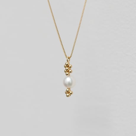 Tsubu pearl bar necklace / ツブパール バー ネックレス
