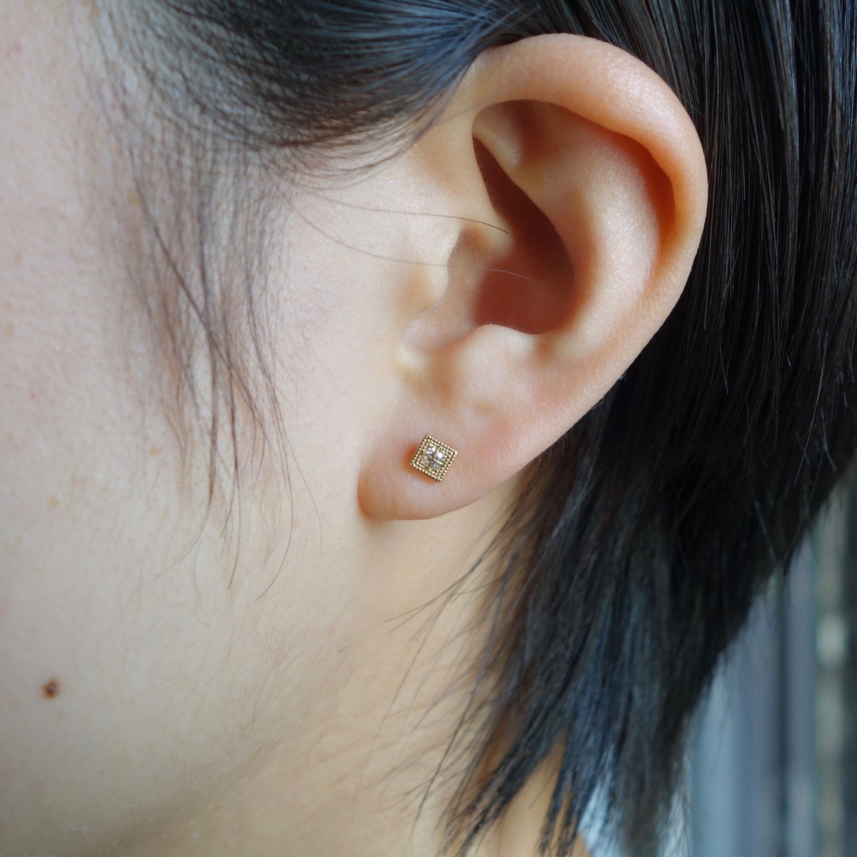 Dress stud earrings / ドレス ピアス