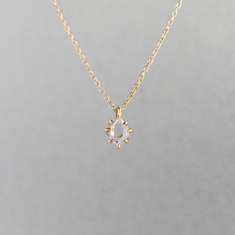 Herkimer diamond necklace S / ハーキマーダイヤモンド ネックレス