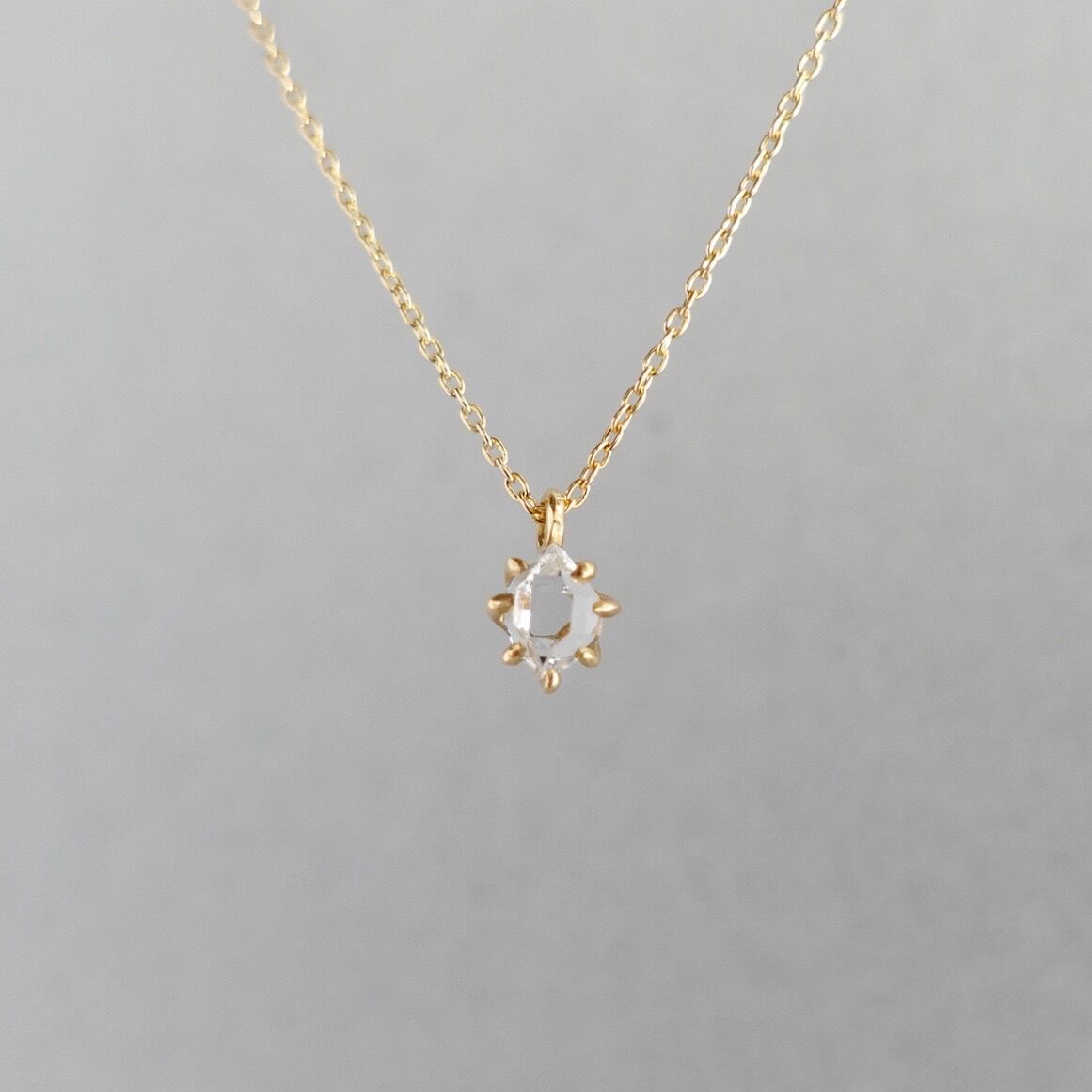 Herkimer diamond necklace S / ハーキマーダイヤモンド ネックレス