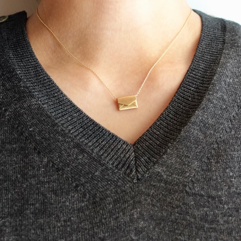 Tegami necklace / 手紙 ネックレス | himie [ヒーミー]