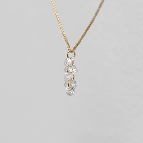 Diamond flakes necklace / ダイヤモンド フレイク ネックレス
