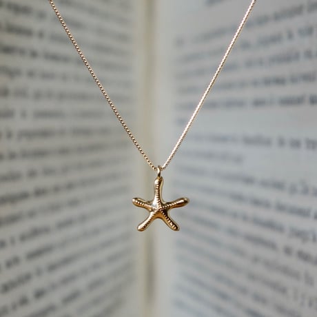 Initial necklace  Y / イニシャル ネックレス Y (ヒトデ)