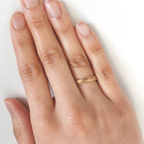 Herringbone ring / ヘリンボーン リング