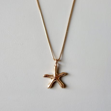 Initial necklace  Y / イニシャル ネックレス Y (ヒトデ)