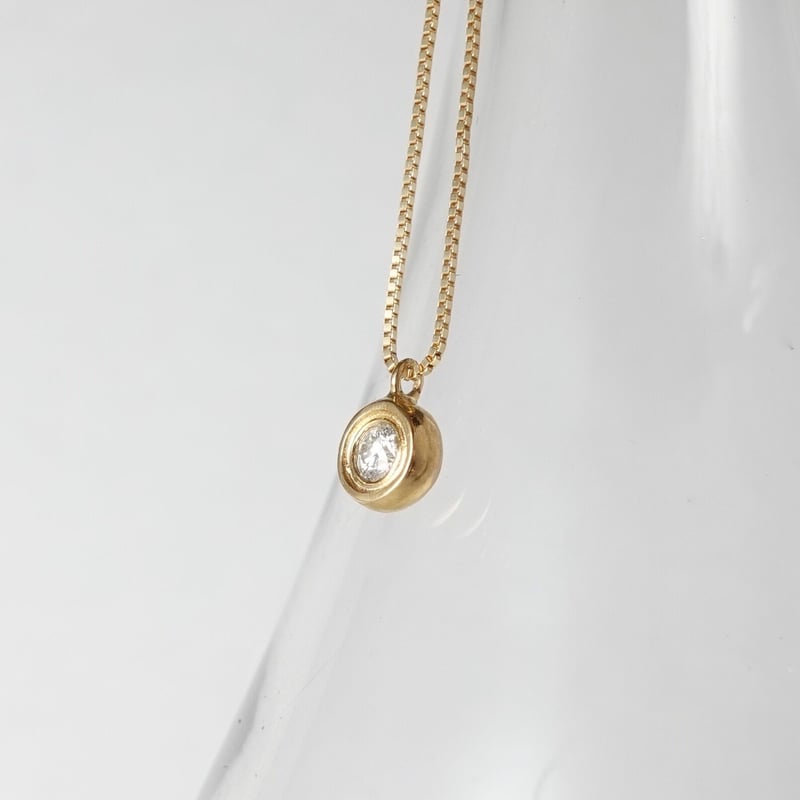 Ball necklace with diamond / ボール ネックレス (ダイヤモンド Ball necklace with diamond / ボール ネックレス (ダイヤモンド