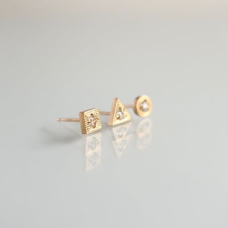 Dress stud earrings / ドレス ピアス
