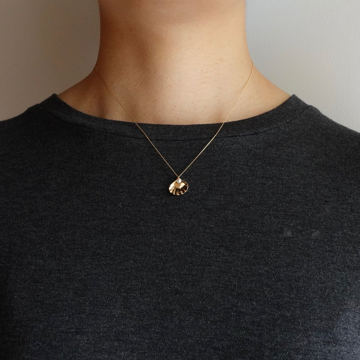 himie(ヒーミー)　Mermaid shell 貝殻ネックレス　シルバー Mermaid shell necklace / 貝殻 ネックレス | himie [ヒーミー]