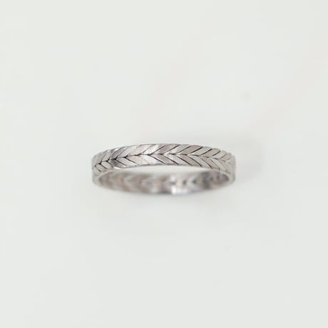 Herringbone ring  with twisted  / ヘリンボーン リング