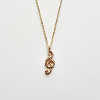 Treble clef necklace / ト音記号 ネックレス