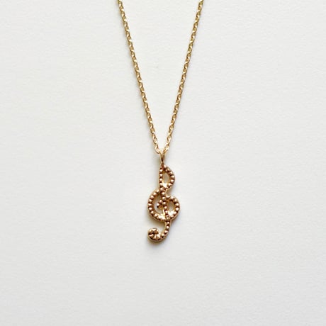 Treble clef necklace / ト音記号 ネックレス