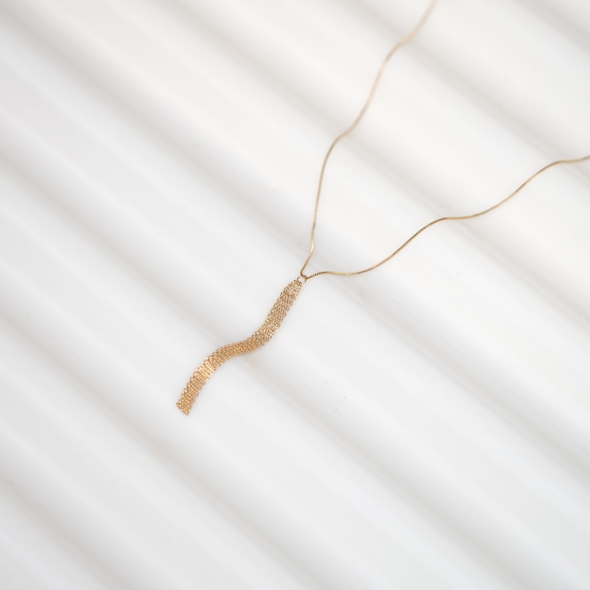 Ripple necklace 5cm / リップル ネックレス 5cm | himie [