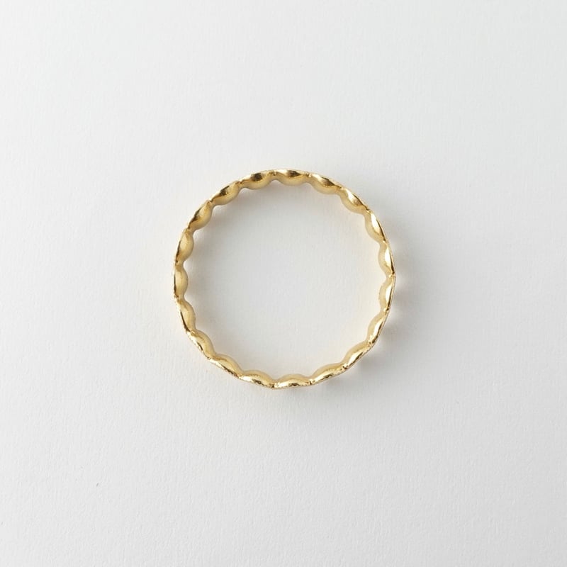 cosmos ring K18YG with diamond / コスモス リング K18YG