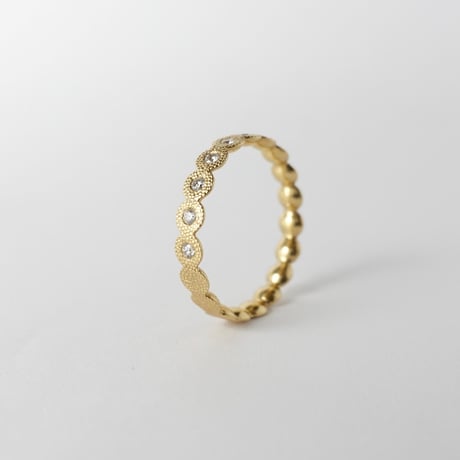 cosmos ring K18YG with diamond / コスモス リング K18YG (ダイヤモンド）