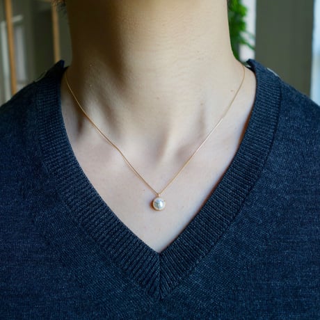 1/2 Akoya pearl necklace 7mm  /  1/2 アコヤパール ネックレス (7mm)