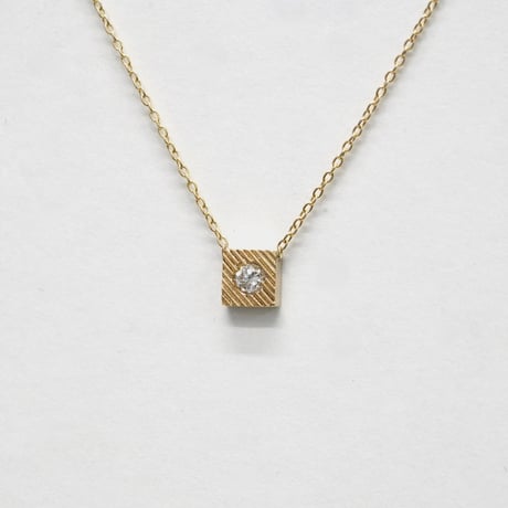 Puddle necklace (square) / パドル ネックレス (四角)