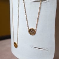 Bouton necklace with diamond / ブトン ネックレス（ダイヤモンド）