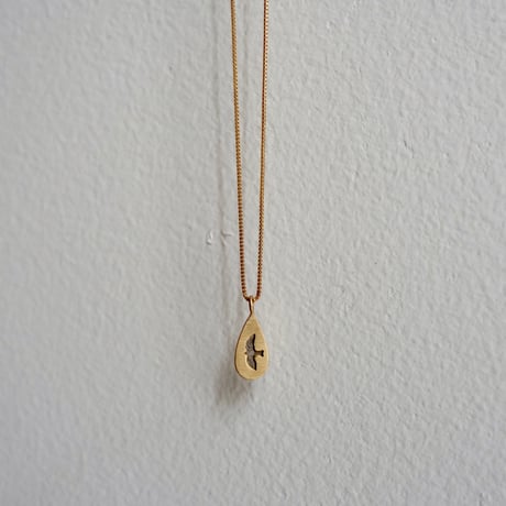 Like a bird drop-shaped necklace /  ライク・ア・バード  ネックレス (ドロップ型）