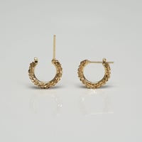 Yukiyanagi crossing pierced  earrings S / ユキヤナギ クロッシング ピアス (S)