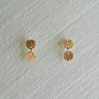 2 Petit moon pierced earrings / 2 プティムーン ピアス