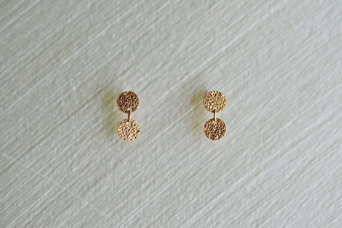 2 Petit moon pierced earrings / 2 プティムーン ピアス | 