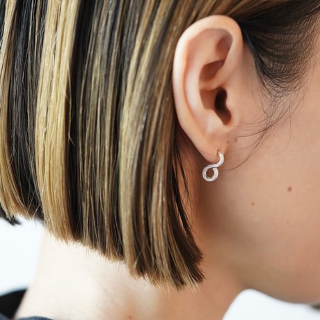 Rope S earrings /  ロープ S ピアス