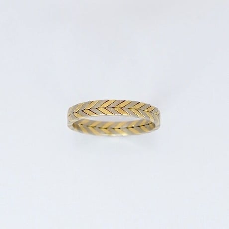 Herringbone ring  with twisted  / ヘリンボーン リング
