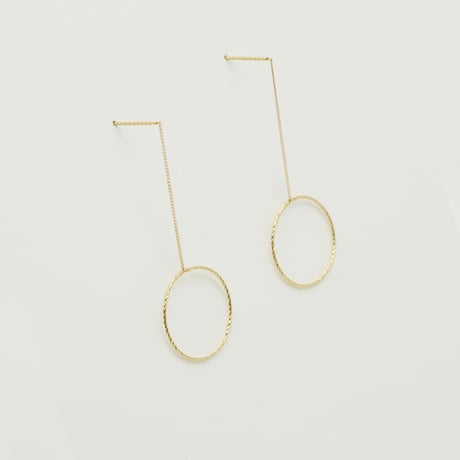 輪なげ ピアス S（YG）
