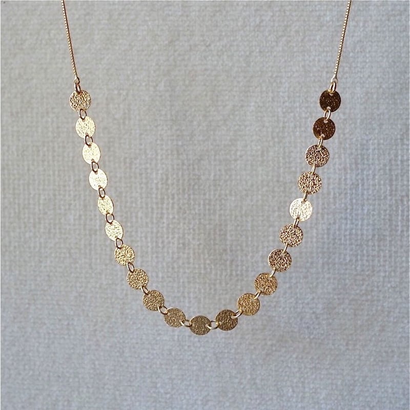 himie ヒーミー　K18 プティムーンネックレス　40㎝ Petit moon necklace / プティムーン ネックレス | himie [ヒーミー]