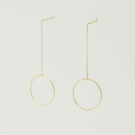 輪なげ ピアス S（YG）