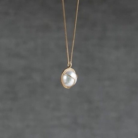 1/2 Akoya pearl necklace 7mm  /  1/2 アコヤパール ネックレス (7mm)