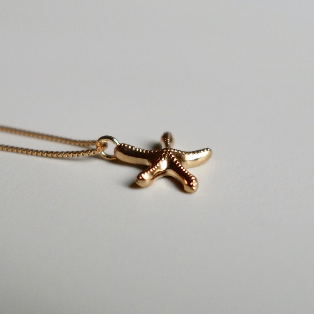 Initial necklace Y / イニシャル ネックレス Y (ヒトデ) | him