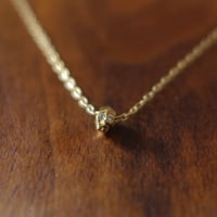 Skull necklace with  diamond eyes / スカル ネックレス（ダイヤモンド）