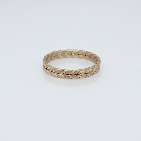 Herringbone ring  with twisted  / ヘリンボーン リング