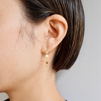 Yukiyanagi clip-on earrings / ユキヤナギ イヤリング | him