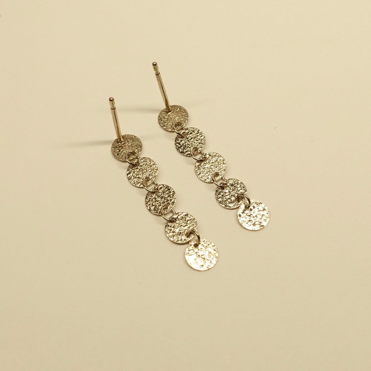 5 Petit moon pierced earrings WG / 5 プティムーン ピア