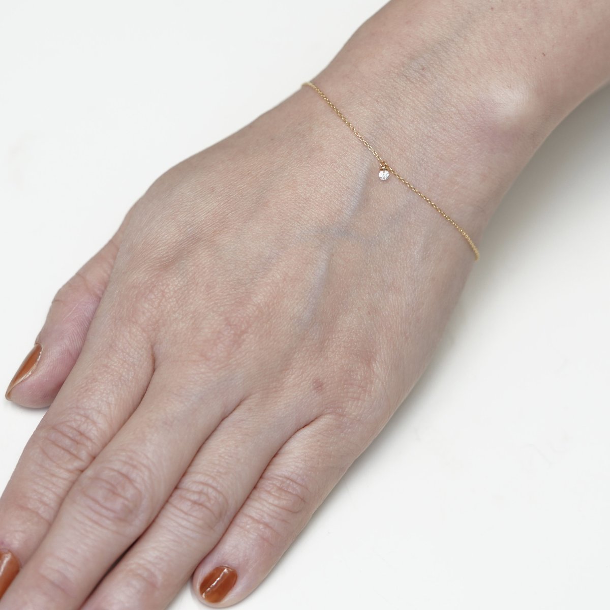 Hole diamond Cross bracelet / ホールダイヤモンド クロス