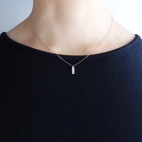 Diamond flakes necklace / ダイヤモンド フレイク ネックレス