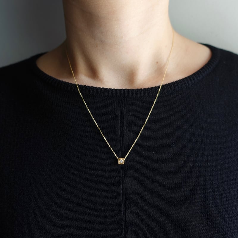 Puddle necklace (octagon) / パドル ネックレス (八角) | hi