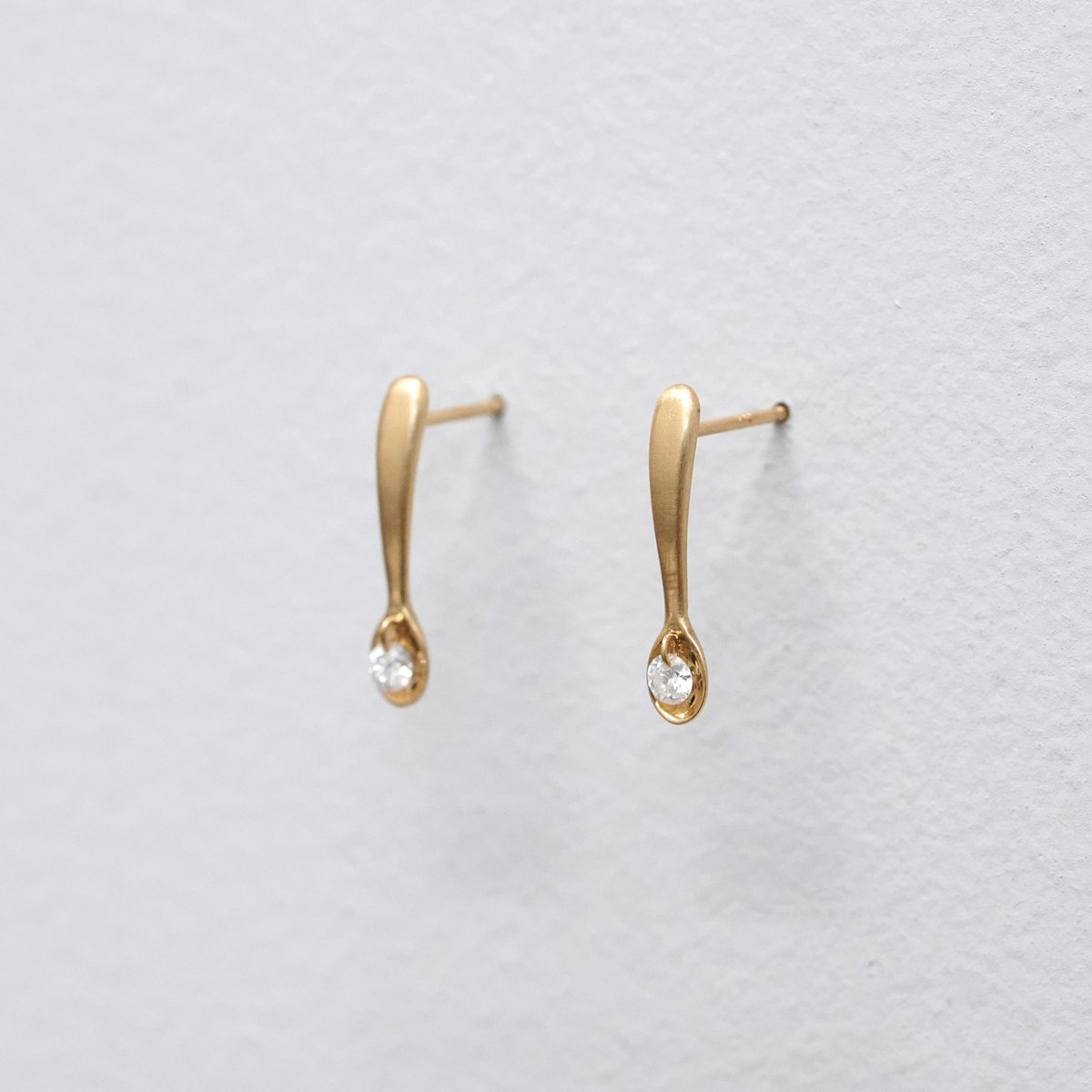 Spoon pierced earrings / スプーン ピアス | himie [ヒーミー]