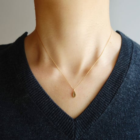 Like a bird drop-shaped necklace /  ライク・ア・バード  ネックレス (ドロップ型）