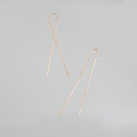 Couture threader earrings  /  クチュール ピアス